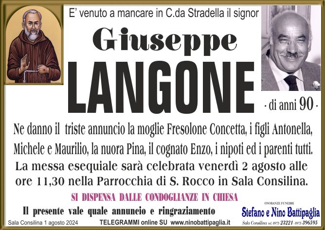 foto manifesto LANGONE GIUSEPPE